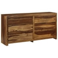 thumbnail image 3 of vidaXL Drawer Cabinet Solid Sheesham Wood 63"x15.7"x31.5", 3 of 9