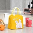 thumbnail image 2 of Dsscvnef Portable Thermal Insulation Lunch Bag Large Capacity Bento Cartoon Design Thickened Cloth Meal Tote for Work School Picnic, 2 of 6