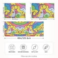thumbnail image 2 of Yayeee Pillowcase Queen Size Set of 2 Satin Wrinkle Resistant Pillow Case, Vibrant Dinosaur, 2 of 8