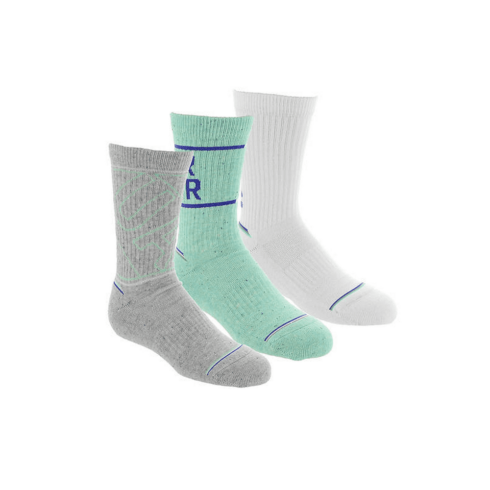 Under Armour Under Armour Youth Girls' Phenom Crew Socks 3 Pack Size