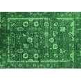 thumbnail image 1 of Ahgly Company Indoor Rectangle Oriental Green Industrial Area Rugs, 4' x 6', 1 of 4