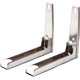 thumbnail image 1 of Juego de 2 rejillas para horno microondas, soporte de pared ajustable de acero inoxidable para accesorios de cocina, con tornillos, carga máxima 35 kilogramos,, 1 of 5