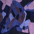 thumbnail image 1 of Ahgly Company Indoor Square Oriental Blue Modern Area Rugs, 7' Square, 1 of 4