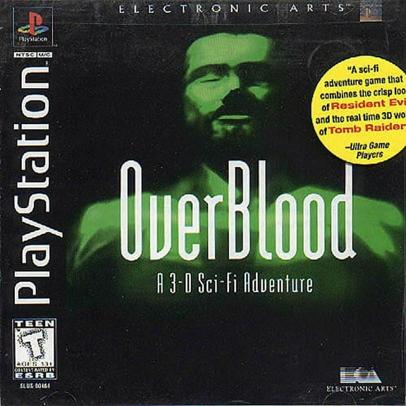 Restored OverBlood (Playstation 1, 1996) PS1 Horror Game (Refurbished)