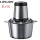 thumbnail image 4 of Picadora de carne eléctrica de 2L y 3L, 220 V, 110 V, de acero inoxidable, batidora de cocina, máquina picadora, procesadora de alimentos, enchufe de la UE, 4 of 5