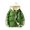 Green, variant on Men Padded Clothing Solid Color Travel Hooded Bread Coat Green S