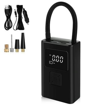PartyKindom Car Tire Pump Cordless Electric Air Compressor for Bikes Balls and More