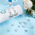 thumbnail image 3 of 1set 20pcs Brass Stud Earring Findings with Loop & ABS Plastic Imitation Pearl Half Round 20pcs Brass Friction Ear Nuts 12.5x10mm Hole: 1.8mm Pin: 0.8mm, 3 of 5