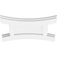 thumbnail image 2 of 14"W x 9 3/8"H x 3"C x 1"P Haven Architectural Grade PVC Contemporary Ceiling Medallion, 2 of 11
