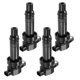 thumbnail image 1 of 4 Uds Bobinas de Encendido Compatibles para Kia Soul L4 1.6L 10-11 Negro Unique Bargains, 1 of 7
