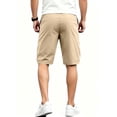 thumbnail image 4 of Cargo Work Shorts for Men Lightweight Athletic Shorts Multiple Pockets Lightweight Summer Gym Workout Pants, 4 of 4