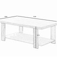 thumbnail image 3 of ViscoLogic Venissa Coffee Table Set Modern, 1 Center Coffee Table with 2 End Tables Set for Living Room, Balcony and Office, 3 of 6