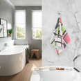 thumbnail image 2 of Yayeee 100% Cotton Hand Towels for Bathroom 16" x 28" Soft Absorbent Kitchen Towel, Green Abstract Geometric, 2 of 7