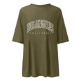 thumbnail image 3 of MKLEKYY Playeras Algodon Mujer Camiseta De Manga Corta Con Cuello Redondo Y Estampado De Letras Para Mujer, Talla 88 Talla S, 3 of 3