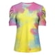 thumbnail image 5 of Blusas de Manga Corta para las Mujeres, Blusa de Camiseta Suelta Casual Hecha de Tela Cómoda para Todo el Uso Diario de Temporada, Blusas para las Mujeres Casual, 5 of 5