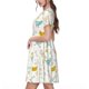 thumbnail image 2 of Disketp Chicken para Vestido de Manga Corta para Mujeres, Vestidos de Verano para Mujeres, Casual y Holgado para la Playa, 2 of 6