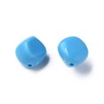 thumbnail image 5 of 500 g Opaque Acrylic Beads Nuggets Deep Sky Blue 15.5x14x11mm Hole: 1.8mm 380pcs/500g, 5 of 7