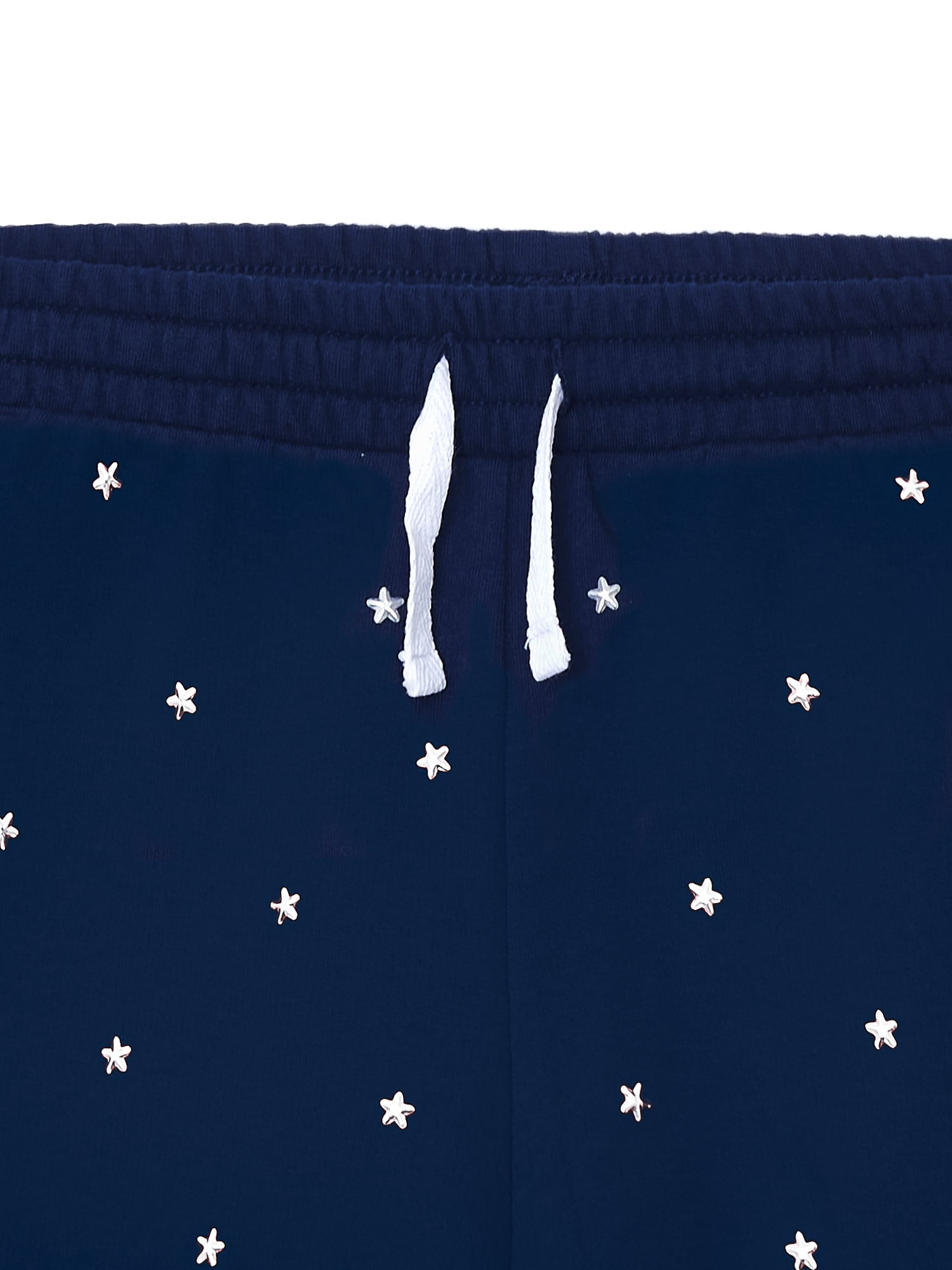 Way To Celebrate Girls Patriotic Americana Short with Studs, sizes 4-18