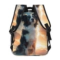 thumbnail image 4 of Gaeub Cloud Border Collie Ergonomic Lightweight Laptop Backpack - Multiple Pockets for School, Work, Travel, Outdoor Activities -One Size, 4 of 5