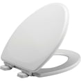 thumbnail image 1 of Bemis 258140 Elongated Slow Closing Toilet Seat, White, 1 of 4