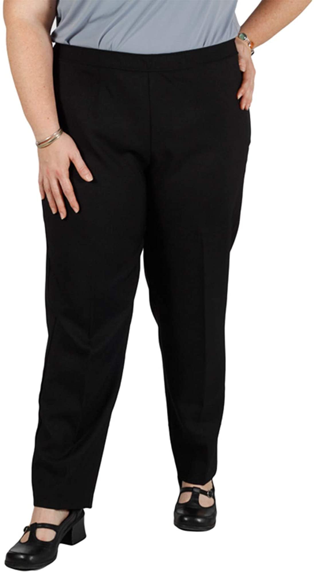 Bend Over Womens Plus Size Elastic Waist Pull-On Pants | Walmart Canada