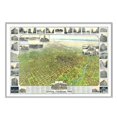 thumbnail image 1 of Universal Map 16478 Denver CO 1908 Historique Impression Encadrée Carte Murale - Argent, 1 of 1