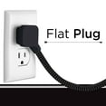 thumbnail image 4 of Cordinate Designer Extension Cord, 3-Outlet 10-Foot Cord, Black, Indoor, 42024, 4 of 7