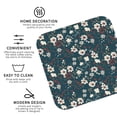 thumbnail image 3 of Yiaed Vintage Floral Print Leather Coasters for Drinks - Cup Coasters Coffee Table Kitchen Table Bar, Home & Office Gifts Handmade Drink Coasters-Square, 3 of 6