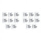 thumbnail image 1 of 16 piezas de soportes para barras de cortina autoadhesivos sin taladro, ganchos ajustables sin clavos, ganchos de almacenamiento, abrazaderas, 1 of 8