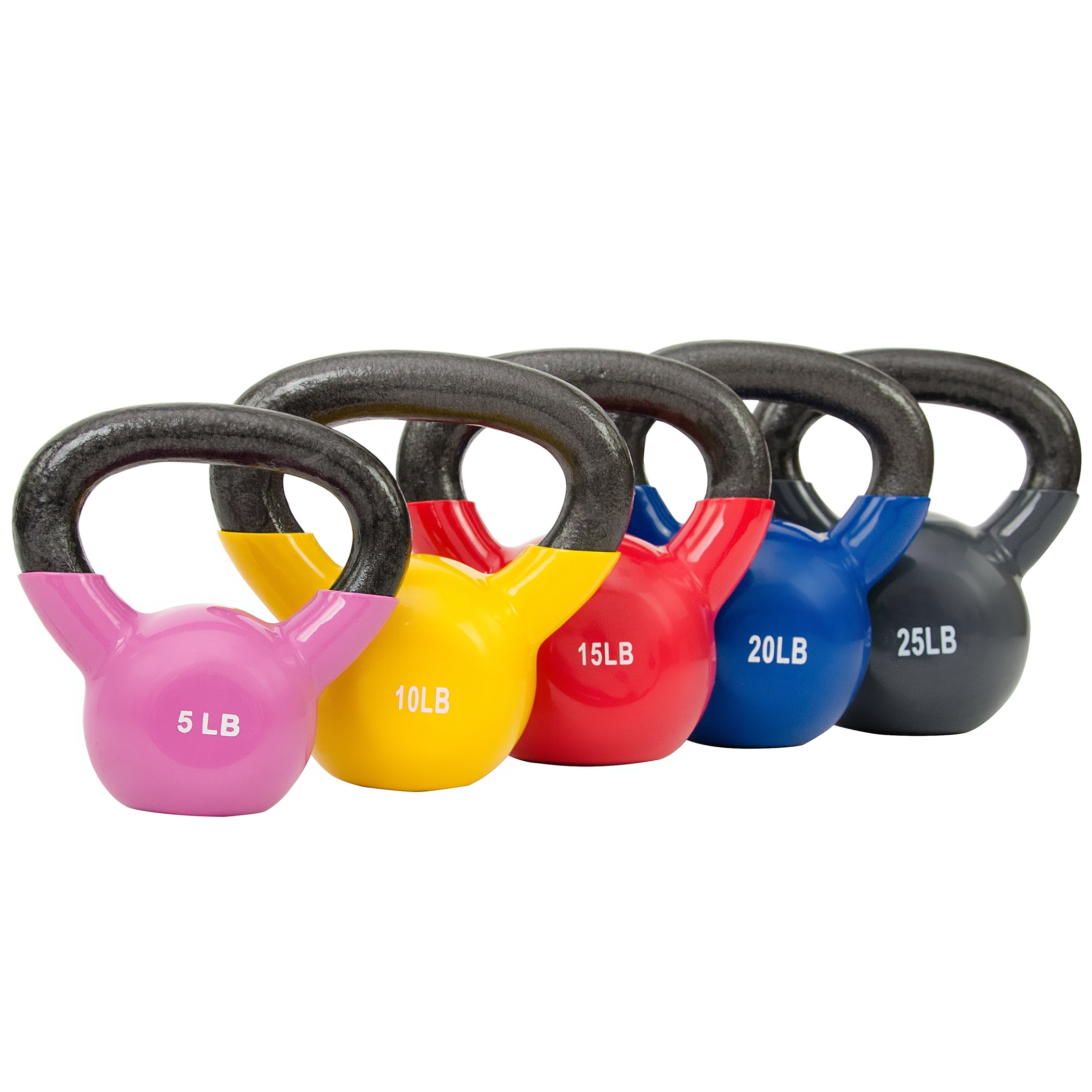 Sunny Health & Fitness Haltère kettlebell avec revêtement en vinyle 4,53 kg (10 lb)