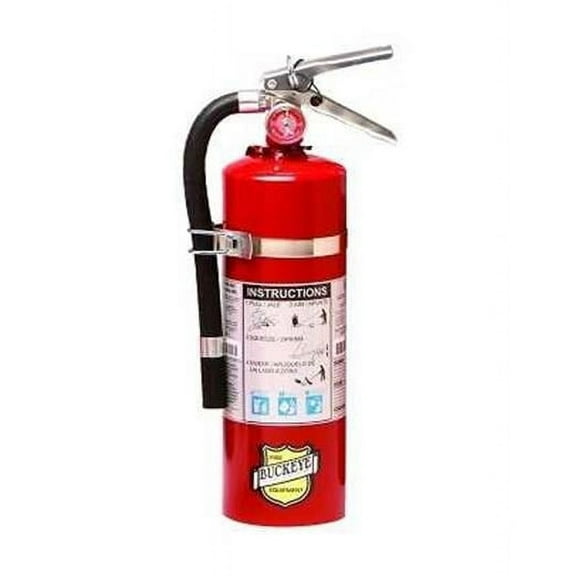 Buckeye  5 lbs ABC Dry Chemical Fire Extinguisher with Vehicle Mount