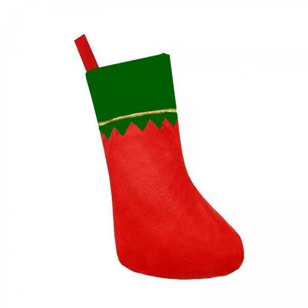 Abbracc 4xXmas Stockings Christmas Tree Hanging Decoration for Door Restaurant Green and Red