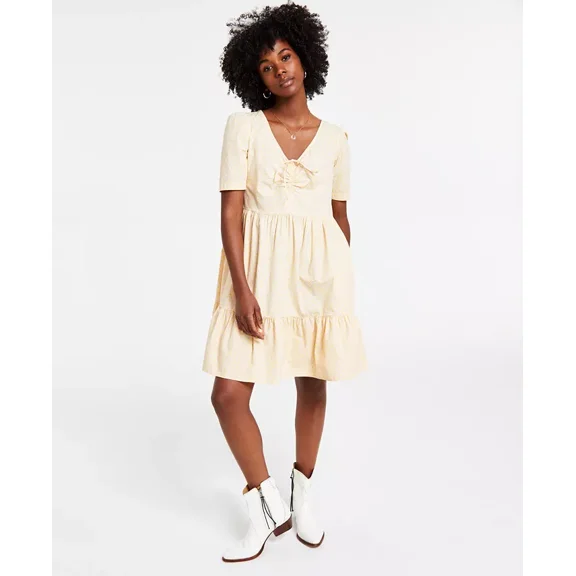 Levi's Marcella Cotton Short-Sleeve Trapeze Dress