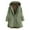 Green#fleece jackets, variant on DDAPJ pyju Bed Jackets for Women Plus Size Fuzzy Fleece Hoodie Coat Plaid Button Down Blanket Jacket with Pockets Green L