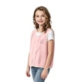 thumbnail image 3 of XXWXYD Girls V Neck Vest Cotton Lightweight Jacket - Cute Embroidery Button Up Sleeveless Gilet for Little Girl Teen Girl, Spring Fall Casual Layering Outfit, 3 of 8