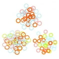 thumbnail image 1 of 300pcs Stitch Markers Plastic Knitting Markers Rings Smooth Crochet Stitch Marker Ring Assorted Knitting Counters Needle Clip (Random Color), 1 of 8