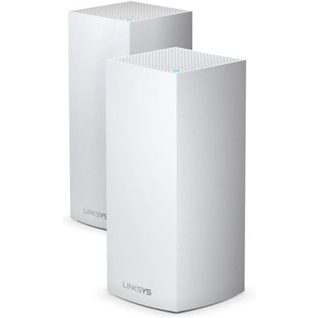 Linksys AX4000 Smart Mesh Wi-Fi 6 Router Whole Home WiFi Mesh System, Tri-Band AX Wireless Mesh Router, Fast Speeds up to 4.0 Gbps, Coverage up to 5,400 sq ft, up to 80 Devices, 2-Pack (MX8000)