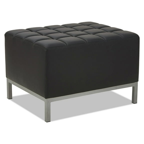 Alera QUB Polyurethane Ottoman Black (ALEQB8216)