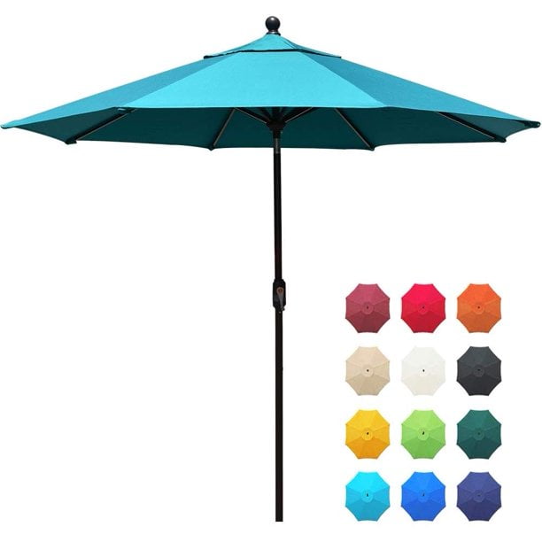 EliteShade 9Ft Market Umbrella Patio Outdoor Table Umbrella with