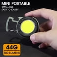 thumbnail image 4 of LED Mini Flashlight COB Keychain Flashlight Portable Pocket Flashlight 4 Light Modes Bottle Opener Magnet Base, 4 of 8