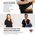 thumbnail image 3 of Post Surgery Shirt with Discreet Left & Right Side Snap Access (S, Black), 3 of 5