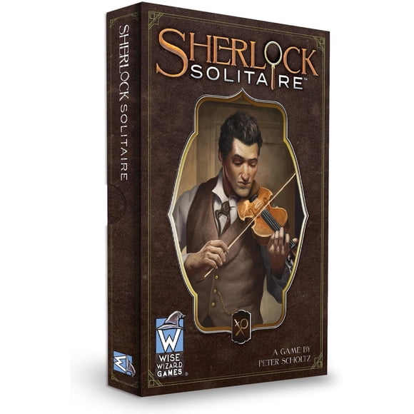Juego de cartas WISE WIZARD GAMES Sherlock Solitaire de Peter Scholtz