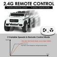 thumbnail image 4 of Gymax 12V Licensed Mercedes-Benz Kids Ride On Car RC Motorized Vehicles w/ Trunk White, 4 of 9