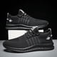thumbnail image 2 of Nuevas zapatillas de deporte para hombre, zapatos informales de malla con cordones para hombre, zapatos ligeros transpirables para caminar, zapatos de entrenamiento para correr al aire libre para homb, 2 of 4