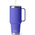 thumbnail image 3 of YETI Rambler 42 oz Straw Mug, Vacuum Insulated, Stainless Steel, Ultramarine Violet, 3 of 8