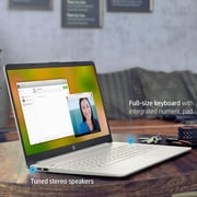 HP 15 Business Laptop Computer, 15.6 Touchscreen FHD, 12th Gen Intel 10-Core i7-1255U, 16GB DDR4 RAM, 1TB PCIe SSD, 802.11AC WiFi, Bluetooth, Silver, Windows 11 Home in S mode