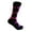 Black with Purple, variant on Violet(Purple/Orchid/Amethyst) with Navy and White Color Mid-Calf Argyle Plaid Scottish Tartan Wedding Groomsman Gift Party Event Holiday Presents Dress Casual Socks for men