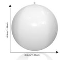 thumbnail image 2 of DFC Inflatable LED Garden Outdoor Decorative Light PVC Air Filled Glowing Sphere For Patio Party, 2 of 7