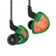 thumbnail image 1 of Auriculares Auriculares internos con cable KZ-ES4 Conector de 3,5 mm Auriculares Tecnología híbrida Música Sonido Audio Auriculares Correr Cable desmontable Verde Regular Inevent EL005464-03B, 1 of 7