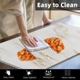 thumbnail image 4 of Anti-Fatigue Kitchen Rug Set of 2 Marble Golden Gold Modern Cushioned Kitchen Floor Mat, Standing Mat Waterproof Non-Slip Kitchen Mats and Rugs PVC Ergonomic Comfort Foam Rug for Kitchen, 4 of 6